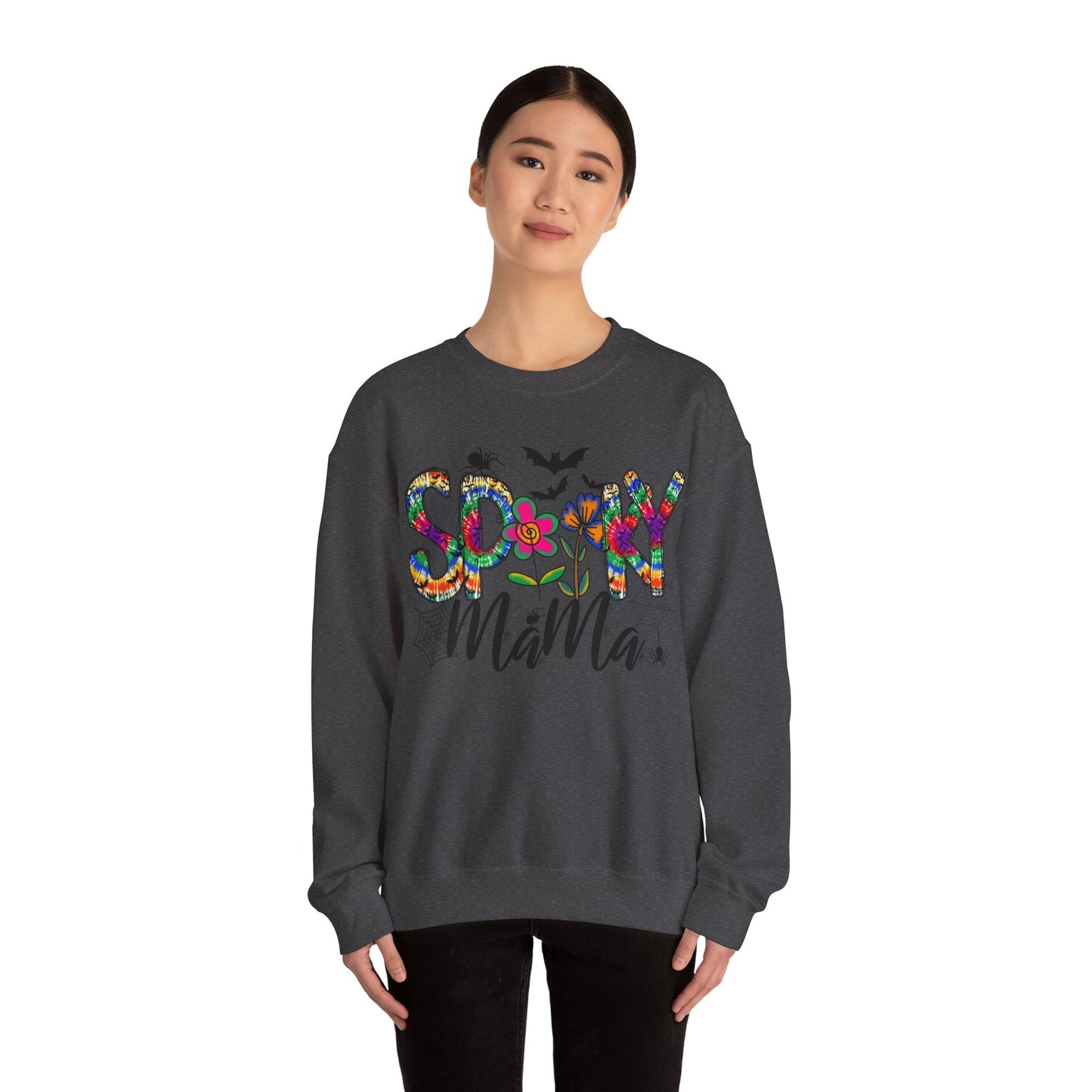 Spooky Mama Halloween Sweatshirt Mama Sweater Retro Mom Halloween Sweatshirt Mama Halloween Gift Spooky Season Apparel Halloween Mom Gift