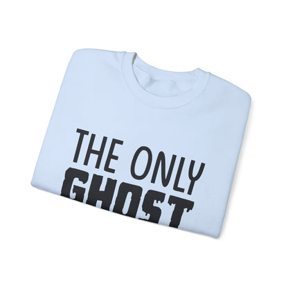 The Only Ghost I Know Is The Holy Ghost Sweatshirt Funny Christian Sweatshirt Funny Halloween Sweater Halloween Gift Cute Halloween Apparel