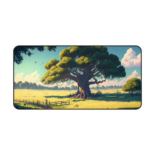 Anime Meadow Desk Mat Lofi Fan Office Desk Accessory Manga Mouse Pad Japanese XL Desk Pad Large Gaming Mousepad Unique Gift Idea Anime Fan