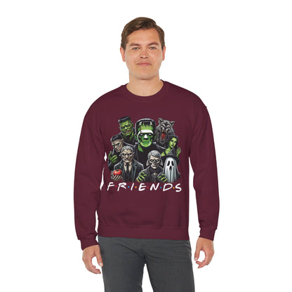 Horror Characters Friends Sweatshirt Halloween Friends Sweater Horror Movie Killers Sweatshirt Horror Movie Addicts Sweater Horror Club Gift