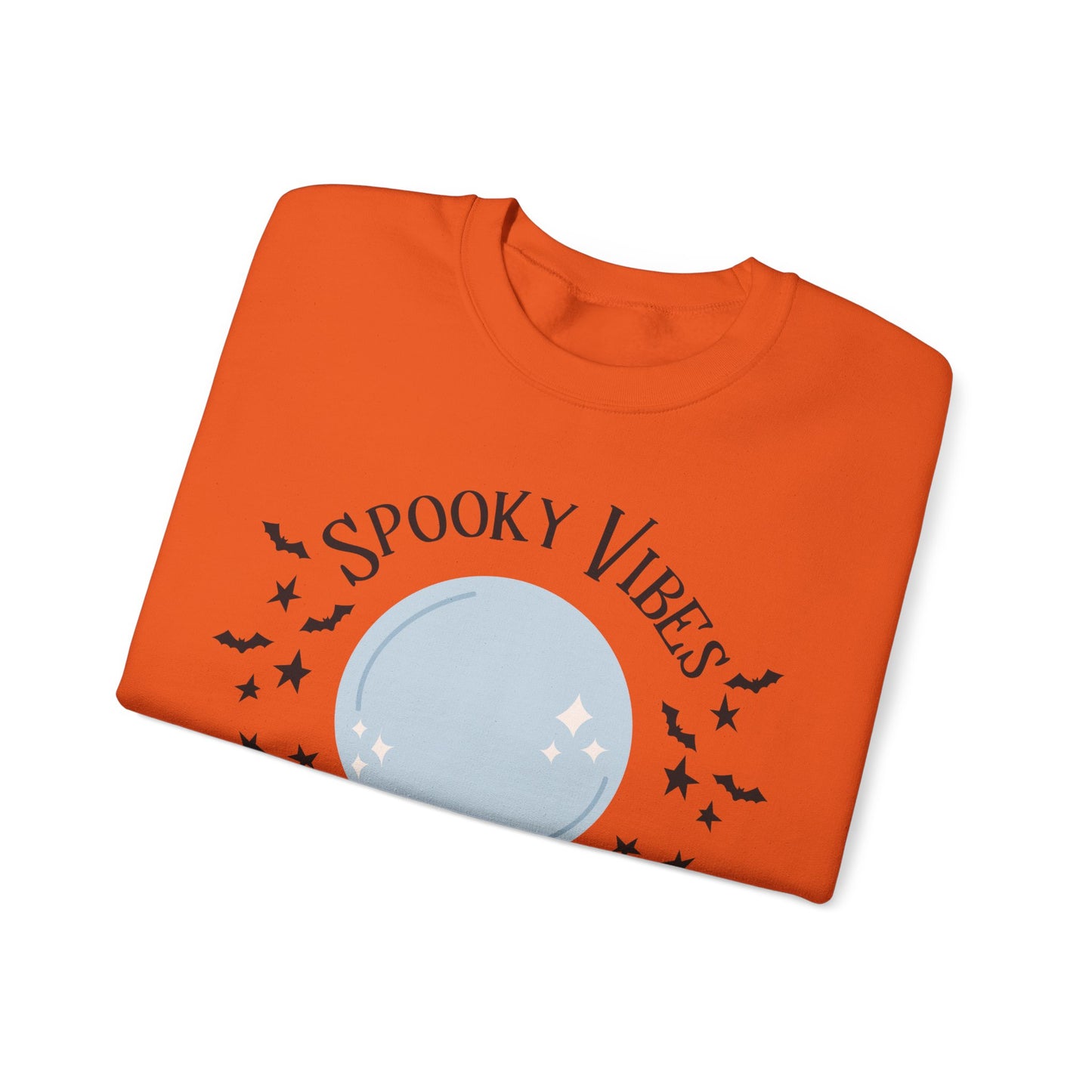 Spooky Vibes Sweatshirt Witches Sweater Crystal Ball Halloween Sweatshirt Witch Vibes Hocus Pocus Sweat Spooky Season Apparel Fall Autumn