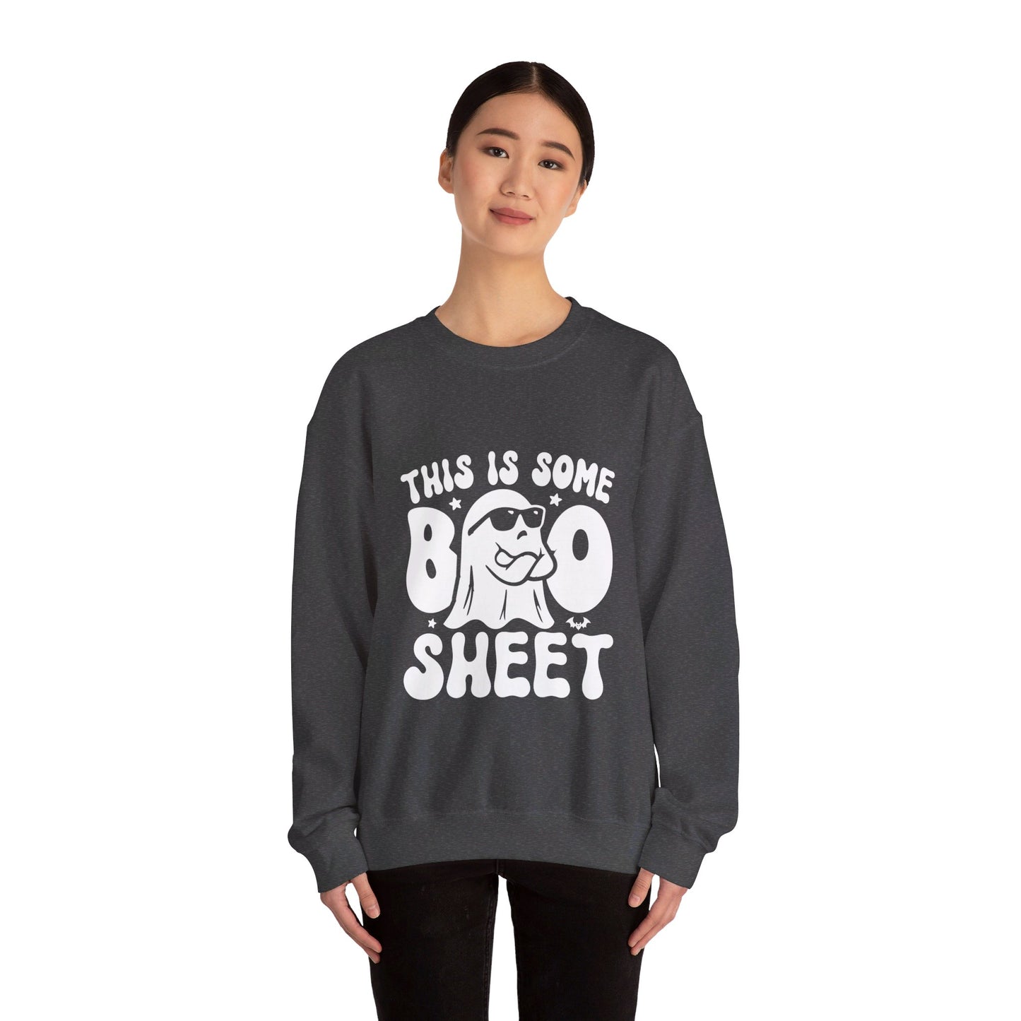 Spooky Halloween Sweatshirt This is Some Boo Sheet Sweater Funny Halloween Ghost Sweatshirt Funny Boo Sheet Sweater Spooky Season Sweatshirt