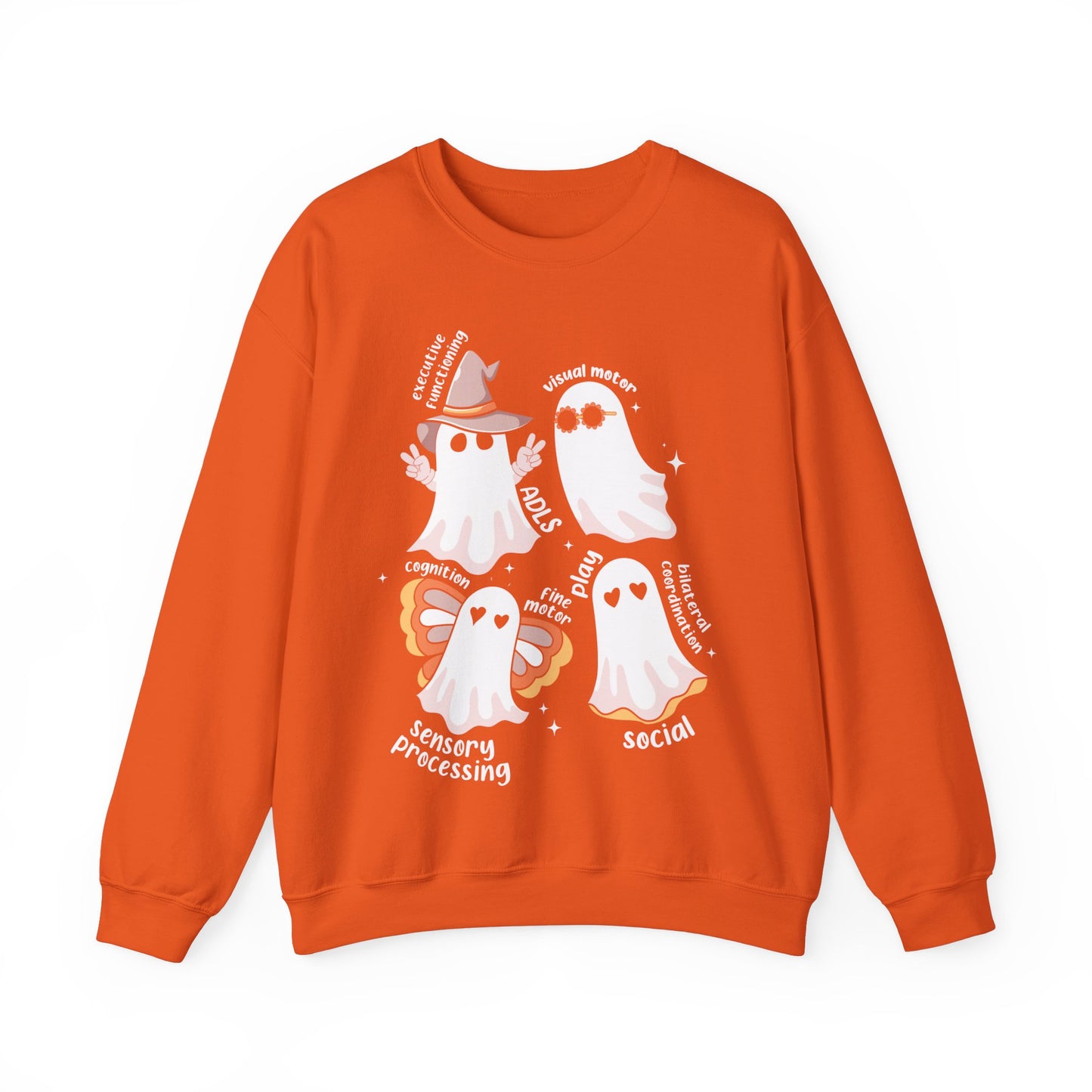 Occupational Therapy Sweatshirt Occupational Therapist Halloween Sweater OT Spooky Season Sweatshirt Cute Ghost OT Team Halloween OT Gift