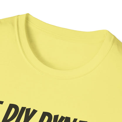 Funny Dad's Mens Softstyle T-shirt, "The DIY Dynamo", Father's Day Gift, Tee for Him, Adult Humorous Unique Novelty Present