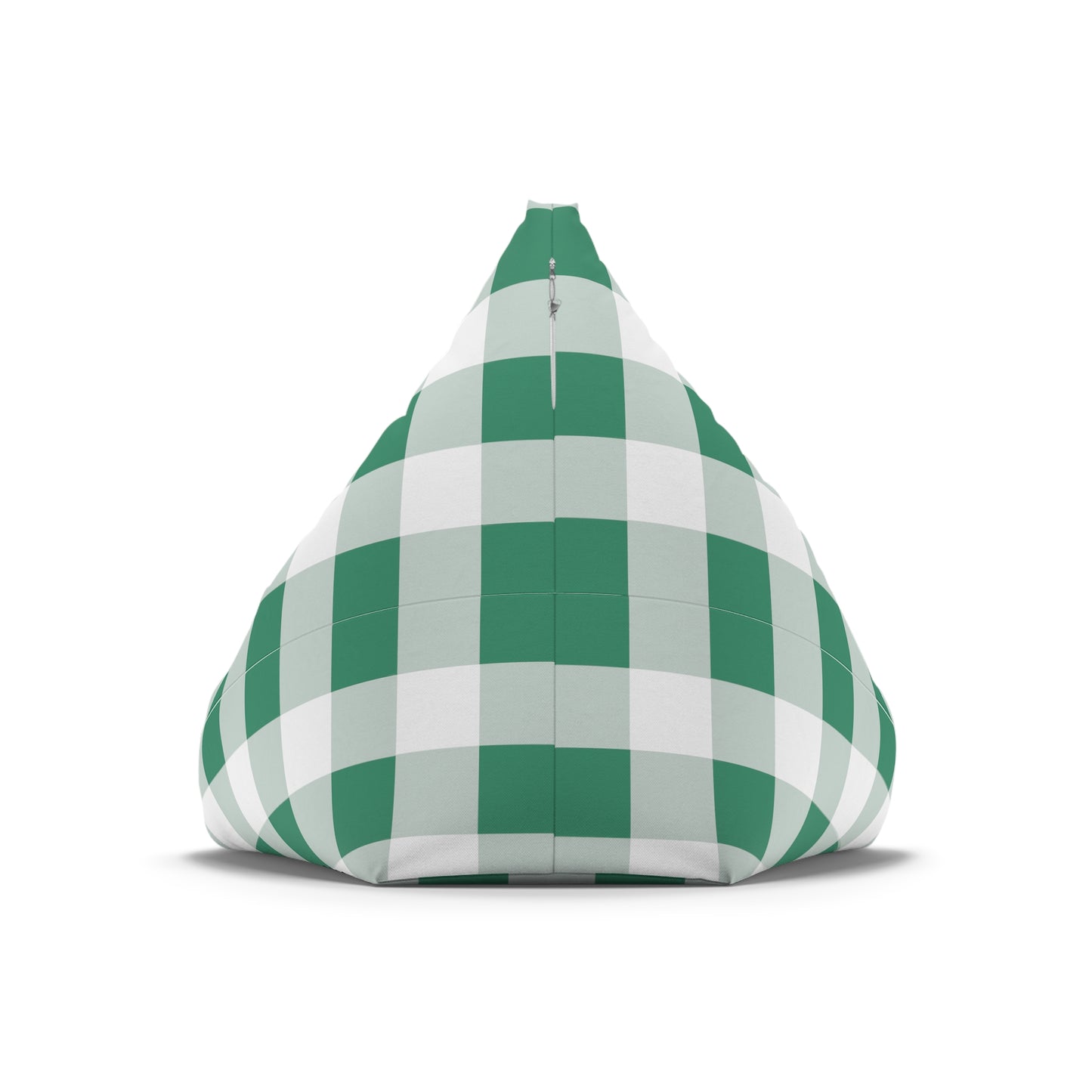 Funky Green Checkered Bean Bag Chair Cover Green Aesthetic Home Decor Fun Whimsy Teen Dorm Beanbag Bedroom Living Room Patio Games Room Gift