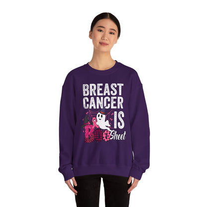 Breast Cancer Is Boo Sheet Sweatshirt Funny Halloween Sweater Breast Cancer Halloween Apparel Cancer Tee Warrior Breast Cancer Survivor Gift