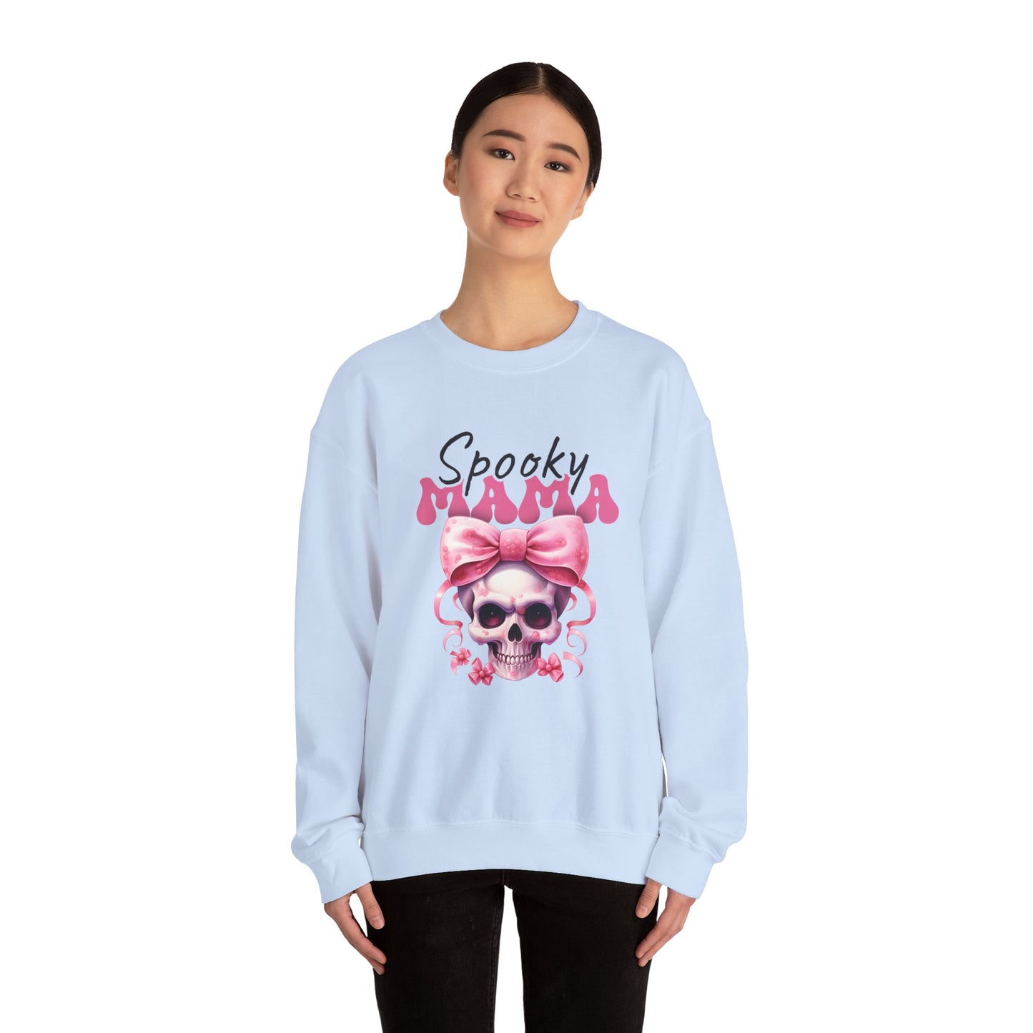 Spooky Mama Sweatshirt Halloween Sweater Retro Spooky Mom Sweat Spooky Season Halloween Apparel Halloween Mama Fall Crewneck Mom Life Gift