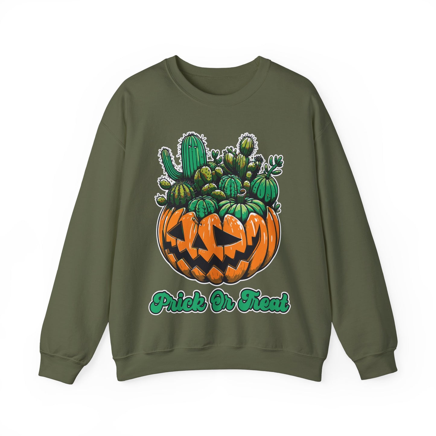 Prick or Treat Sweatshirt Halloween Cactus Succulent Sweater Funny Halloween Unisex Gardener Gift Pullover Sweat Halloween Plant Lover Gift