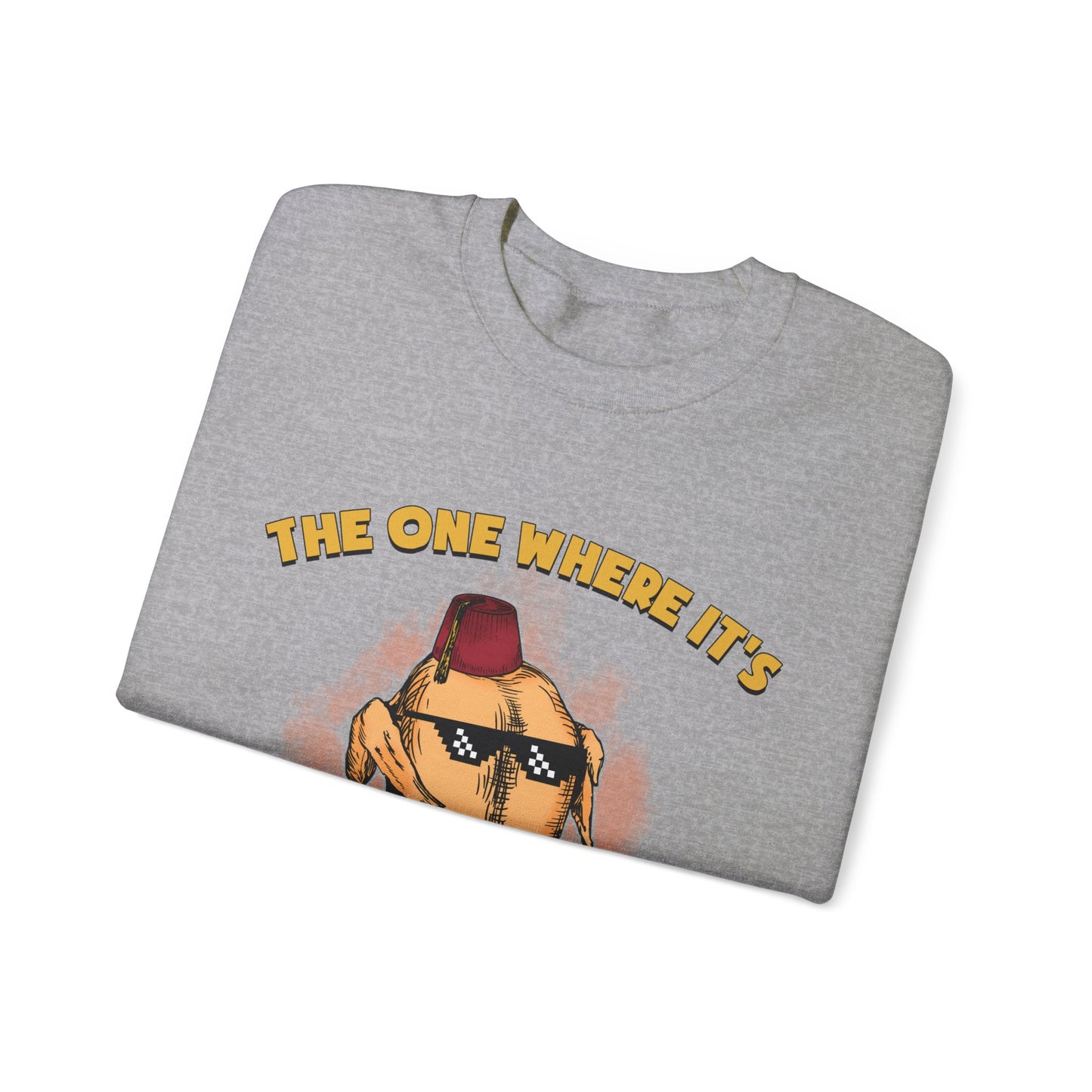 The One Where It's Thanksgiving Sweatshirt Funny Thanksgiving Friends Turkey Sweat Friends Turkey Thanksgiving Sweater Friendsgiving Gift