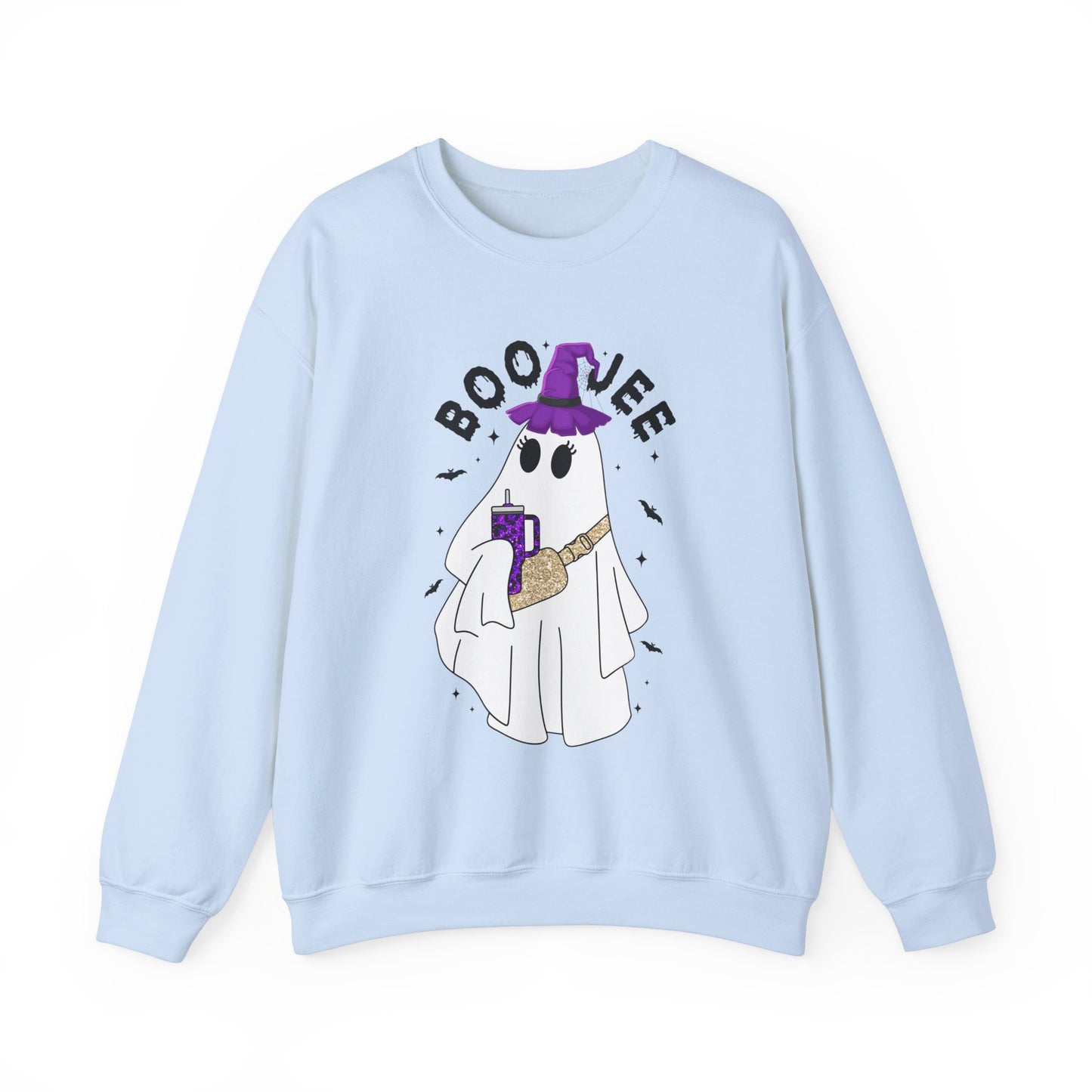 Halloween Ghost Sweatshirt Boo Jee Sweater Boo Sweatshirt Cute Ghost Sweat Spooky Season Halloween Apparel Spooky Vibes Crewneck Women Gift