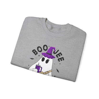 Halloween Ghost Sweatshirt Boo Jee Sweater Boo Sweatshirt Cute Ghost Sweat Spooky Season Halloween Apparel Spooky Vibes Crewneck Women Gift