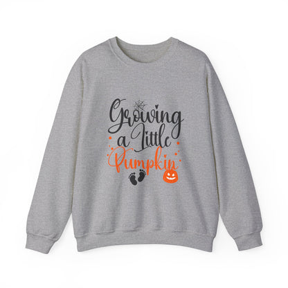 Growing a Little Pumpkin Sweatshirt Maternity Halloween Sweater Fall Pregnancy Reveal Sweater Cute Mom to Be Halloween Outfit Pregnancy Gift