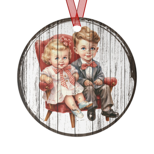 Christmas Kids Ornaments 1950s Vintage Ornament 60s Vintage Christmas Tree Decoration 1970s Vintage Children Heirloom Keepsake Gift Holiday