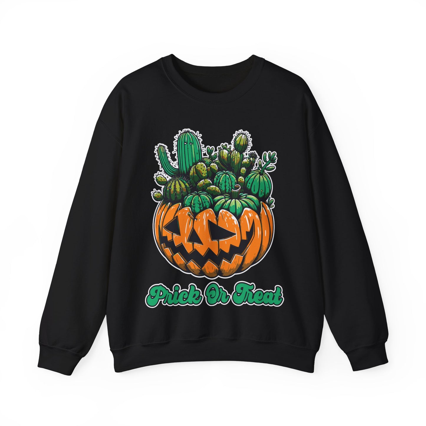 Prick or Treat Sweatshirt Halloween Cactus Succulent Sweater Funny Halloween Unisex Gardener Gift Pullover Sweat Halloween Plant Lover Gift