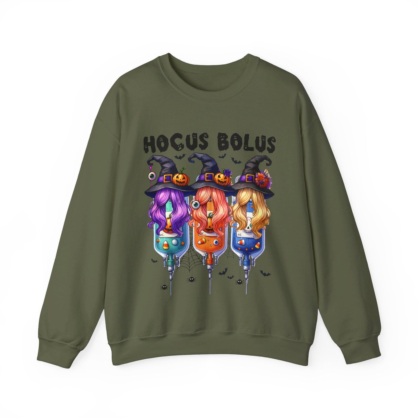 Hocus Bolus Sweatshirt Sanderson Sisters Halloween Sweater Hocus Pocus Nurse Sweater Nursing Student Sweat Funny Halloween School Nurse Gift