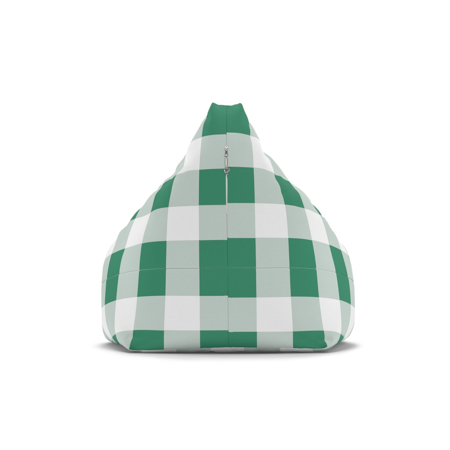 Funky Green Checkered Bean Bag Chair Cover Green Aesthetic Home Decor Fun Whimsy Teen Dorm Beanbag Bedroom Living Room Patio Games Room Gift