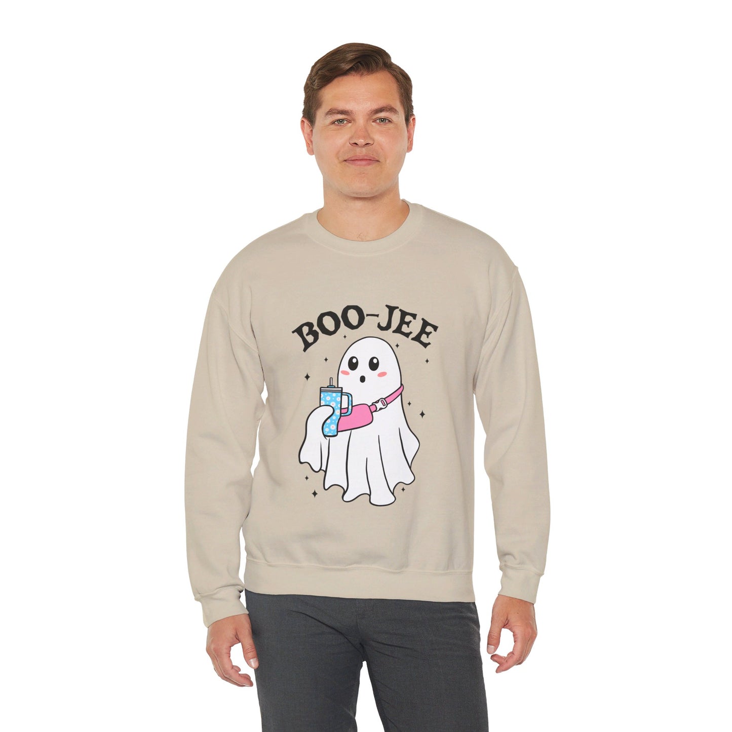 Halloween Boo-Jee Sweatshirt Boujee Ghost Sweater Cute Ghost Halloween Sweatshirt Boo-Jee Funny Halloween Spooky Season Pullover Sweater