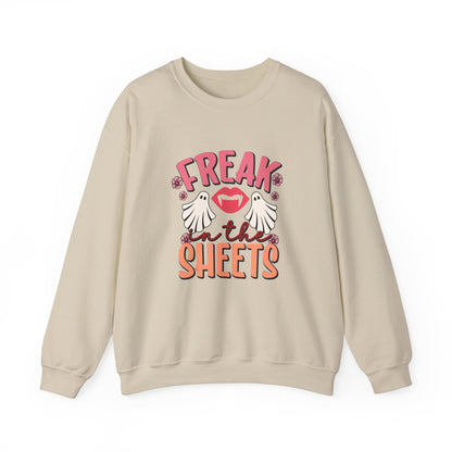 Freak in the Sheets Sweatshirt Funny Halloween Sweater Retro Halloween Sweatshirt Vintage Halloween Sweater Spooky Season Halloween Outfit