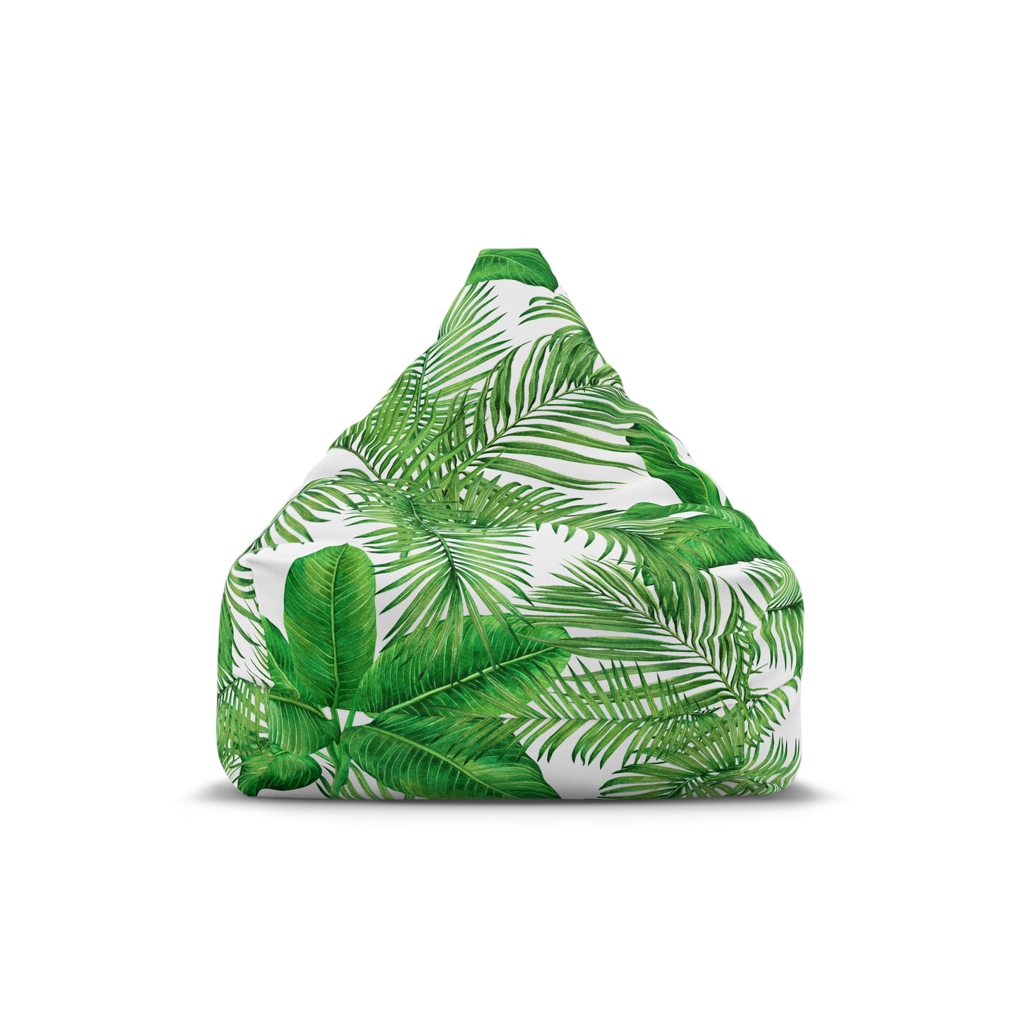 Tropical Palm Leaves Bean Bag Chair Cover Green Home Decor Gift Plant Mom Aesthetic Gift New Home Gift Botanical Outdoor Patio Beanbag Cover