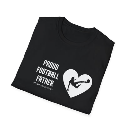 Dad's Profession T-shirt, "Proud Football Father",Father's Day Gift,Unique Men's Apparel,Novelty Love Appreciation Tee