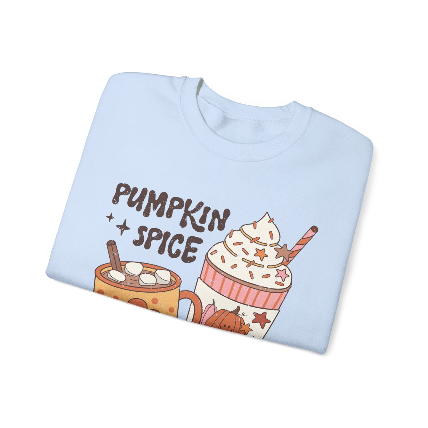 Pumpkin Spice and Everything Nice Sweatshirt Hot Chocolate Sweater Pumpkin Spice Sweater Fall Coffee Sweat Retro Fall Latte Autumn Apparel