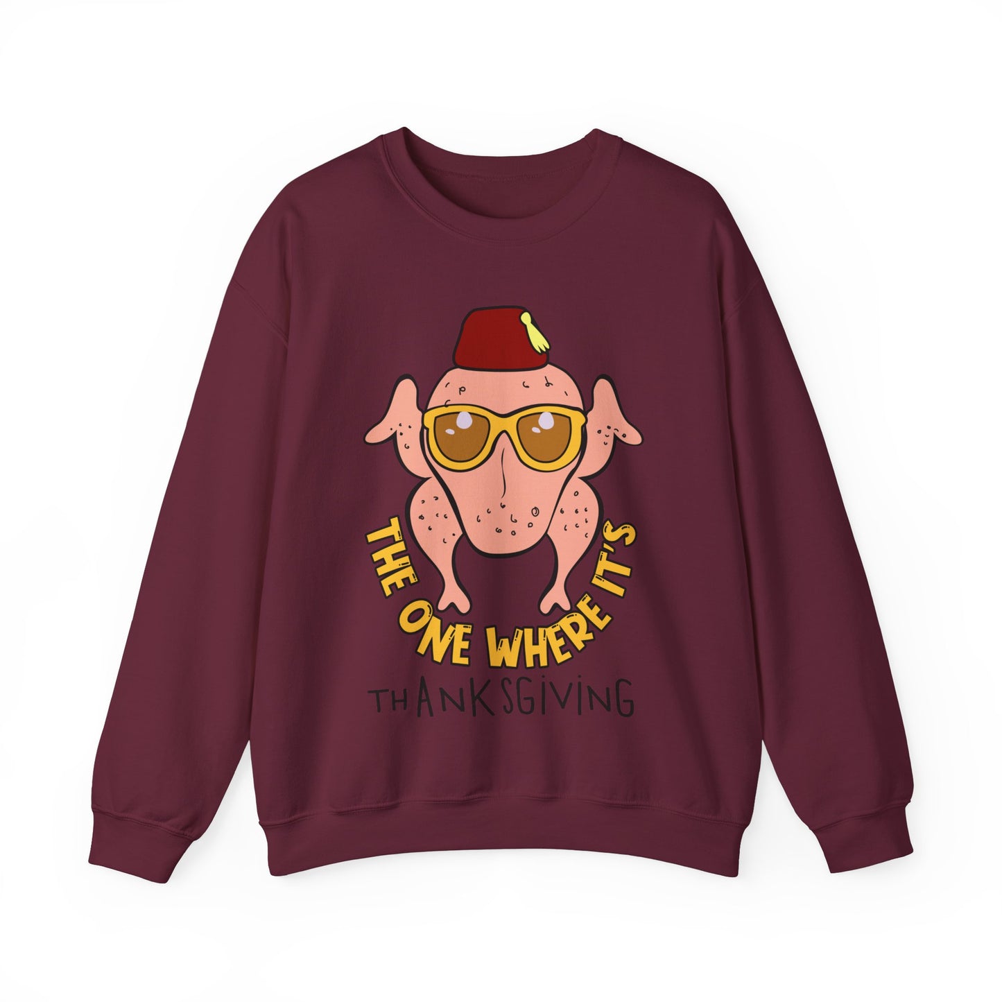 The One Where It's Thanksgiving Sweatshirt Friends Turkey Thanksgiving Sweater Friends Turkey Sweat Funny Thanksgiving Friendsgiving Gift