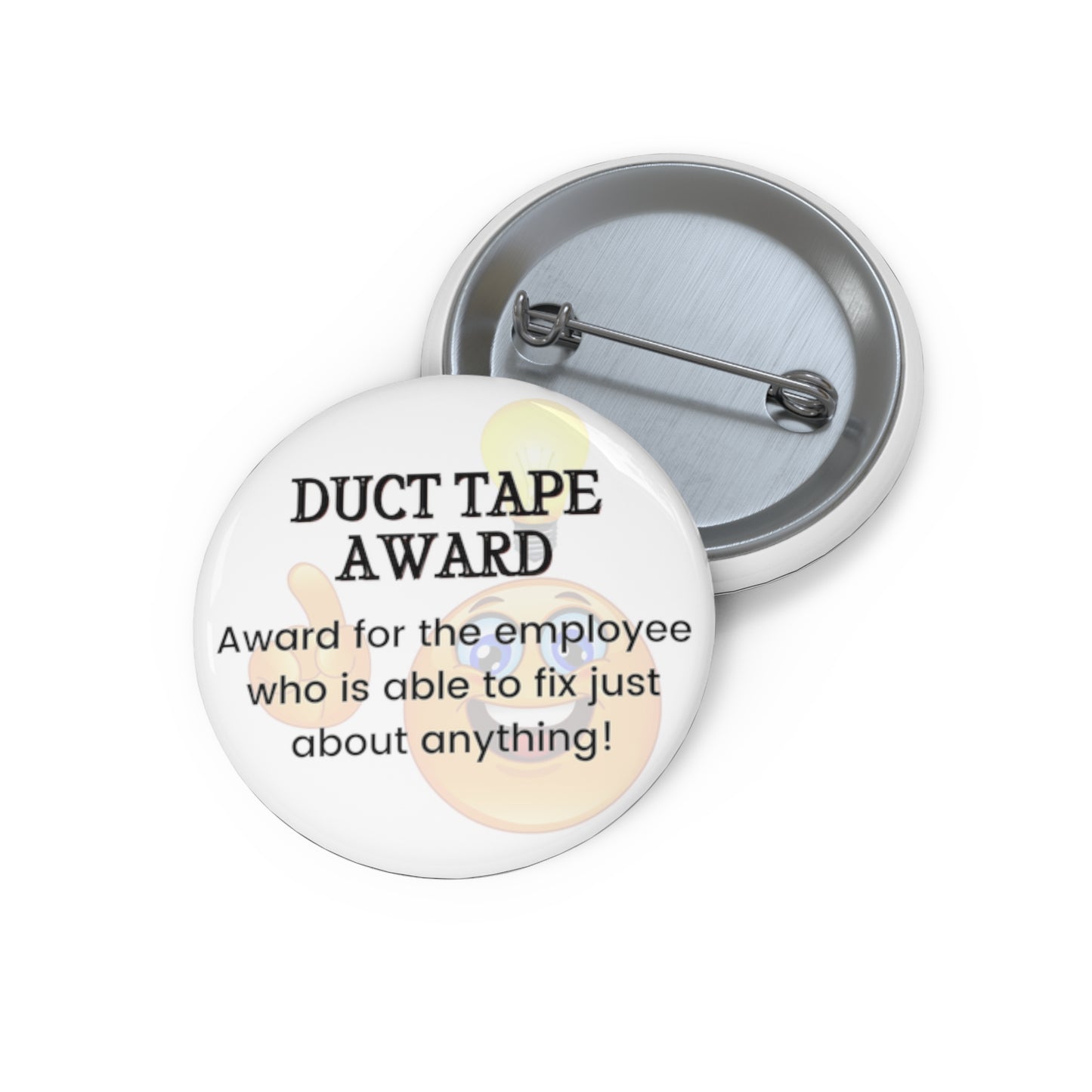 Funny Office Award Pin Button Duct Tape Award Pin Work Party Funny Coworkers Gift Funny Year End Office Pins Office Badges Employee Xmas