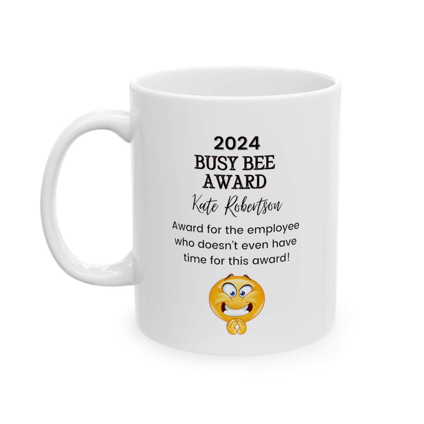 Funny Office Awards Work Party Mugs Customized Employee Mug Personalized 2024 Awards Mug Year End Company Gift Group Christmas Employee Mugs