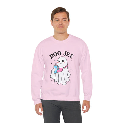 Halloween Boo-Jee Sweatshirt Boujee Ghost Sweater Cute Ghost Halloween Sweatshirt Boo-Jee Funny Halloween Spooky Season Pullover Sweater