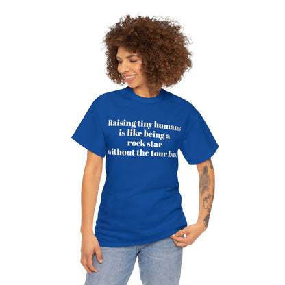 Funny Mom's Unisex Heavy Cotton Tee, "...rock star...", Mother's Day Gift, T-shirt for Her,Ladies Adult Unique Novelty Present