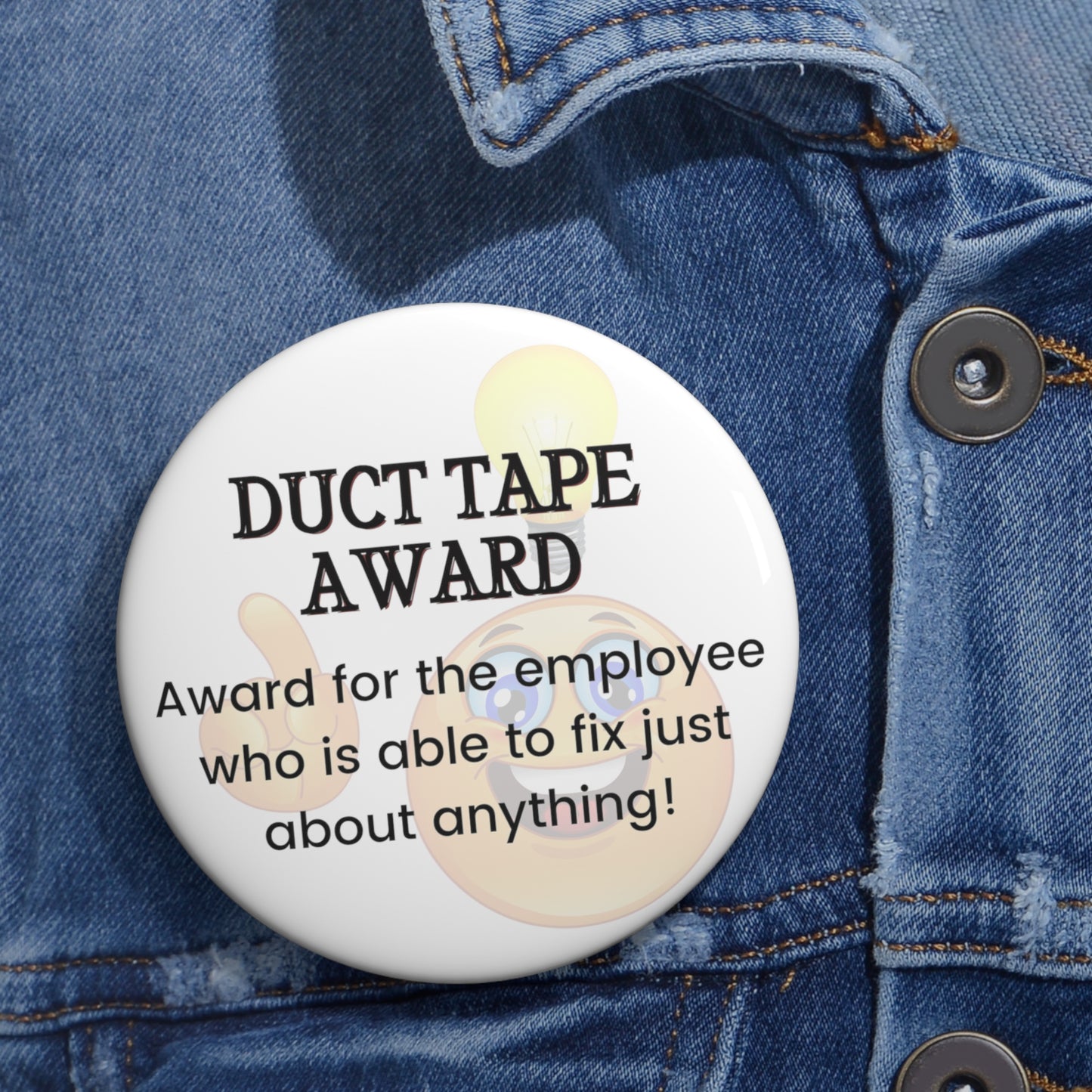 Funny Office Award Pin Button Duct Tape Award Pin Work Party Funny Coworkers Gift Funny Year End Office Pins Office Badges Employee Xmas