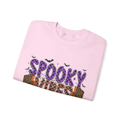 Spooky Vibes Sweatshirt Retro Halloween Sweater Halloween Vintage Sweatshirt Spooky Season Halloween Apparel Fall Crewneck Groovy Halloween