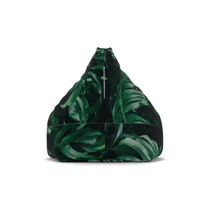 Monstera Bean Bag Chair Cover Dark Green Nature Home Decor Plant Mom Aesthetic Gift New Holiday Home Gift Botanical Outdoor Patio Beanbag