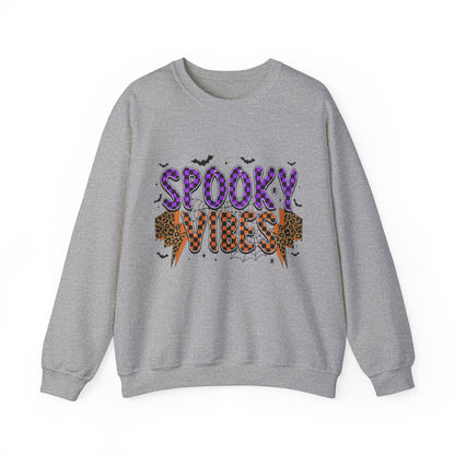 Spooky Vibes Sweatshirt Retro Halloween Sweater Halloween Vintage Sweatshirt Spooky Season Halloween Apparel Fall Crewneck Groovy Halloween