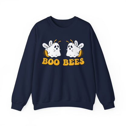 Boo Bees Sweatshirt Funny Halloween Sweater Cute Spooky Season Sweatshirt Crewneck Boobees Halloween Costume Apparel Ghost Unique Women Gift