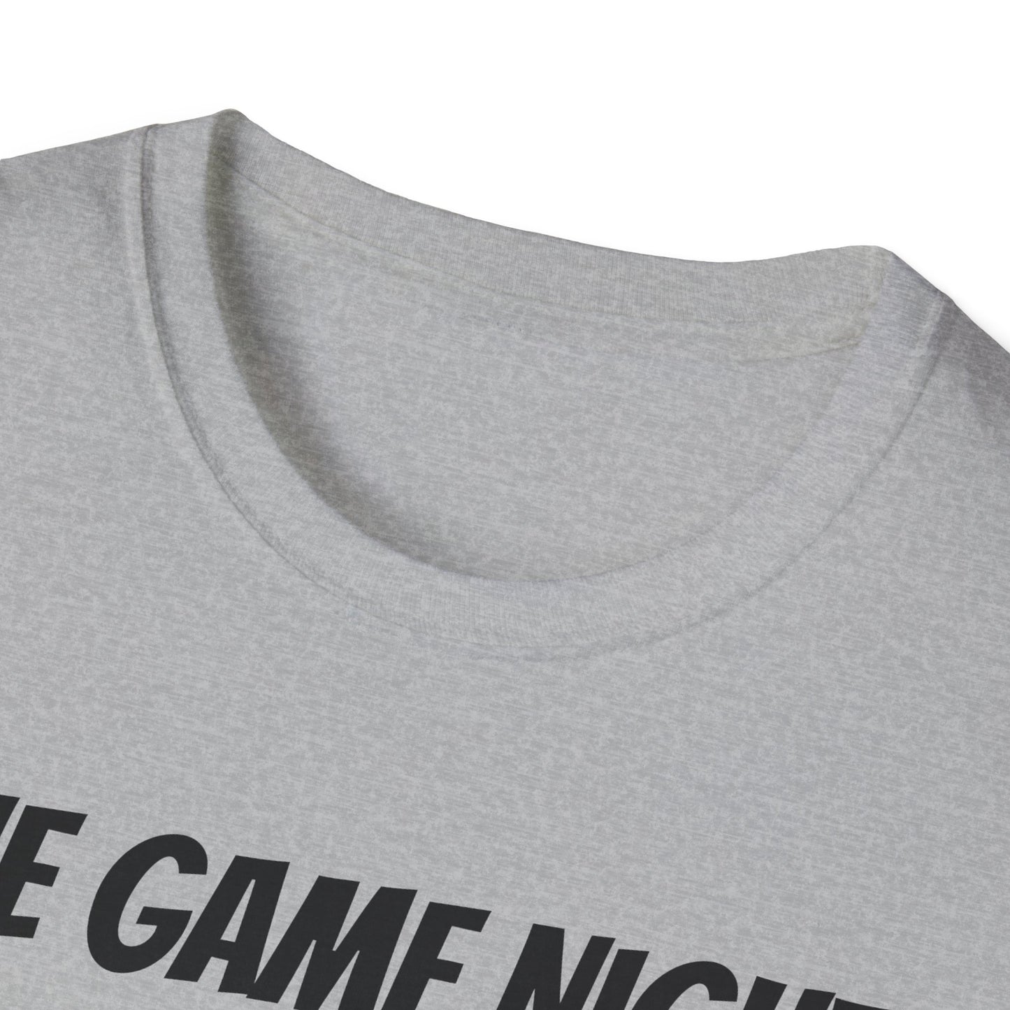 Funny Dad's Mens Softstyle T-shirt, "The Game Night Guru",Father's Day Gift,Tee for Him,Adult Humorous Unique Novelty Present