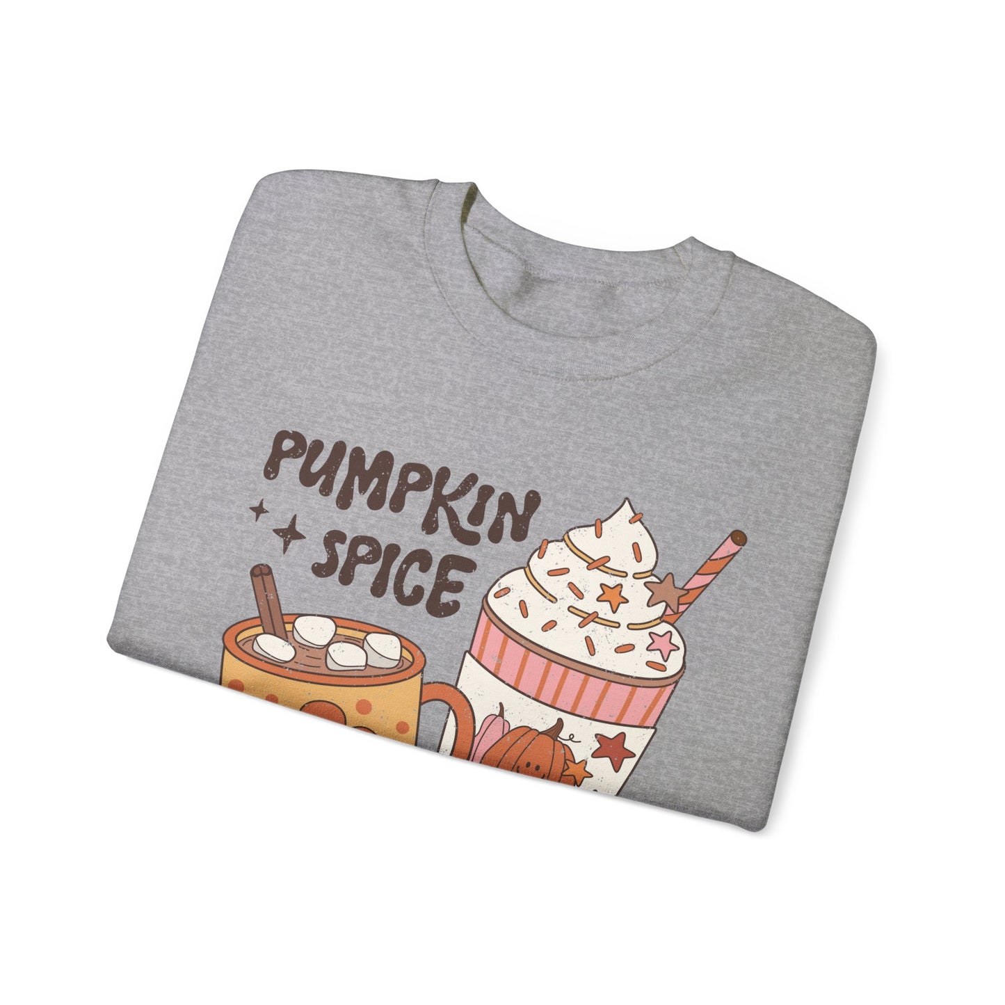 Pumpkin Spice and Everything Nice Sweatshirt Hot Chocolate Sweater Pumpkin Spice Sweater Fall Coffee Sweat Retro Fall Latte Autumn Apparel