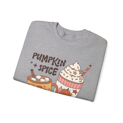 Pumpkin Spice and Everything Nice Sweatshirt Hot Chocolate Sweater Pumpkin Spice Sweater Fall Coffee Sweat Retro Fall Latte Autumn Apparel