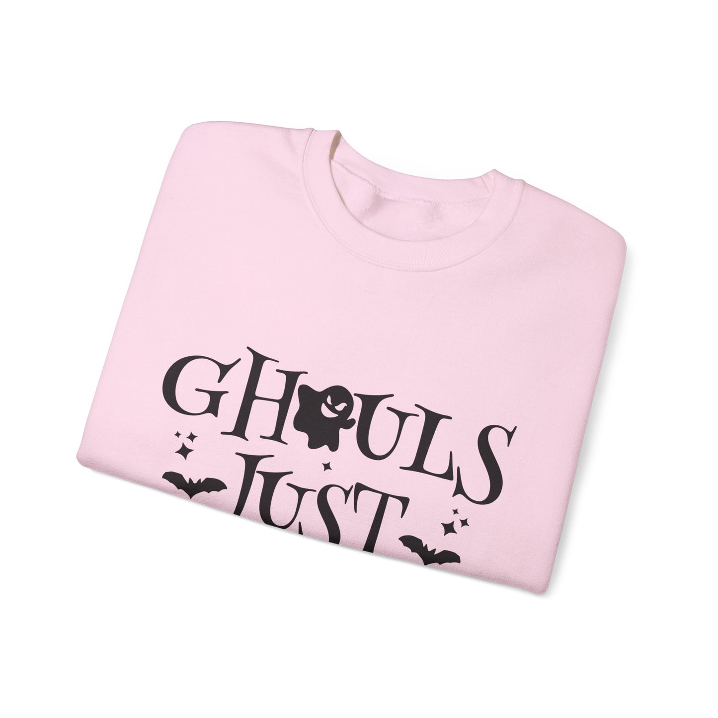 Ghouls Just Wanna Have Fun Halloween Sweatshirt Retro Fall Sweater Spooky Ghost Halloween Apparel Cute Unique Novelty Women Bridemaids Gift