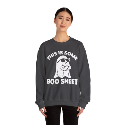 This is Some Boo Sheet Sweater Funny Halloween Ghost Sweater Funny Boo Ghost Sweatshirt Spooky Season Sweat Halloween Apparel Boo Crewneck