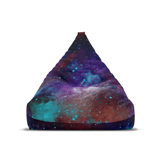 Universe Galaxy Celestial Bean Bag Chair Cover Colorful Home Decor Boho Aesthetic Home Gift Adult Meditation Beanbag Kids Gaming Beanbag