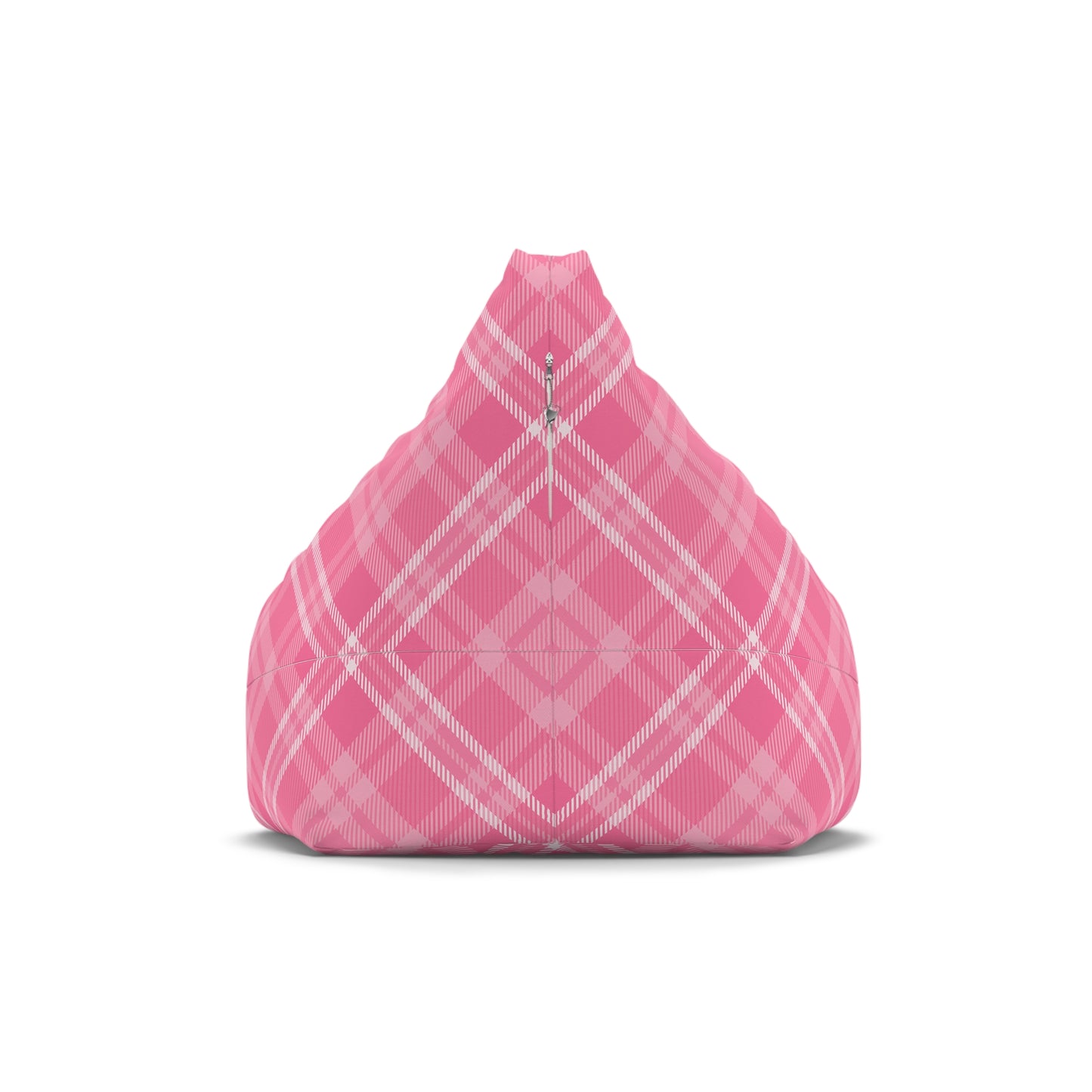 Tartan Bean Bag Chair Cover Pink Aesthetic Home Decor Scottish Cross-checkered Beanbag Teens Dorm Bedroom Living Room Games Room Patio Gift