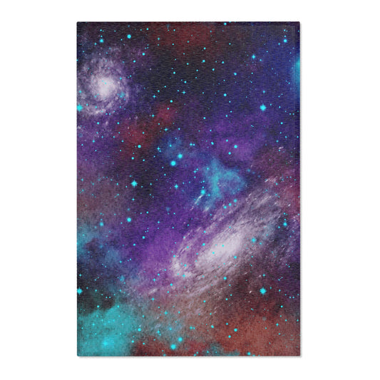 Universe Galaxy Area Rug Outer Space Colorful Modern Rug Carpet Matching Bedroom Living Room Rug Home Decor Children Teens Dorm Adult Gift