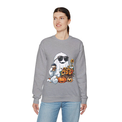 Cute Ghost Sweatshirt Fall Halloween Sweater Bougie Ghost Sweatshirt Coffee Lover Sweater Autumn Boojee Ghost Pumpkin Spooky Season Boo Jee