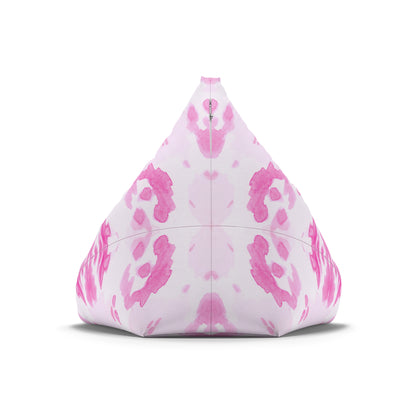 Funky Hippie Groovy Rorschach Test Design Bean Bag Chair Cover Pink Home Decor Aesthetic Gift Teen Girls Bedroom Gift Furniture Gaming Chair