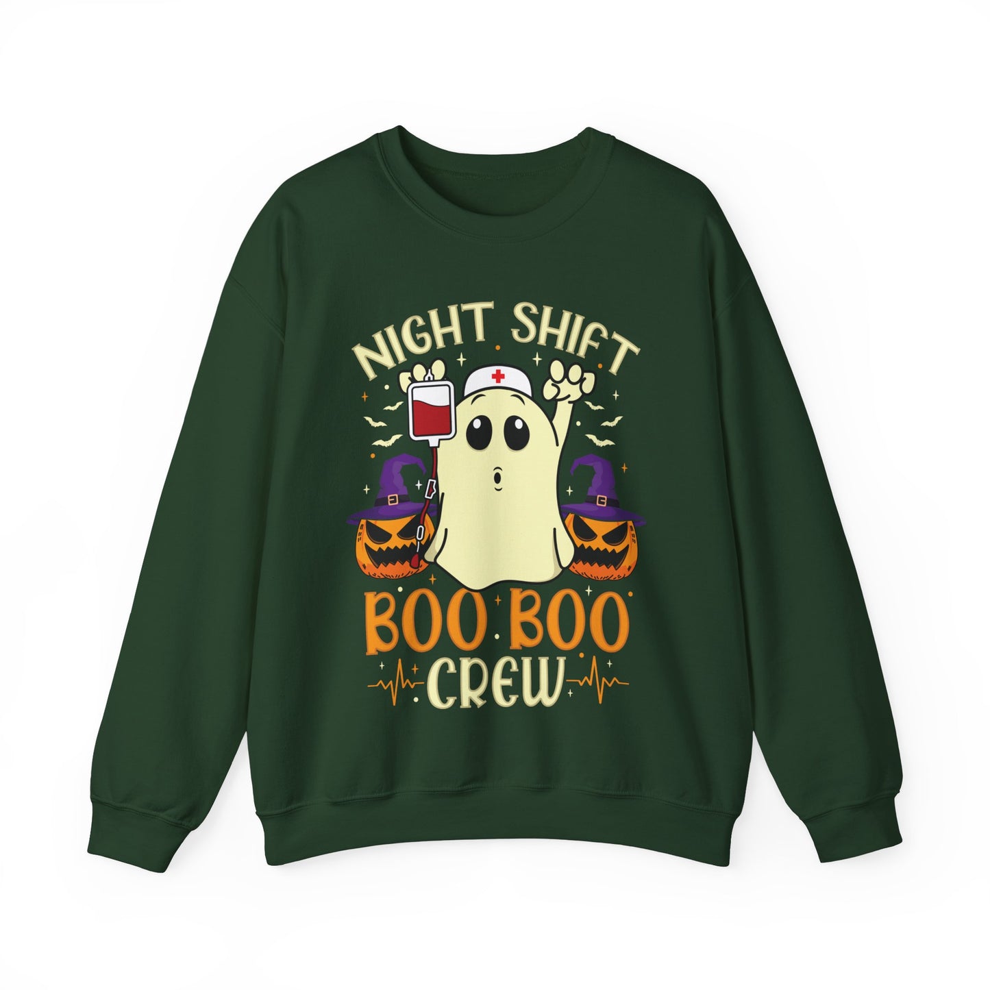 Night Shift Boo Boo Crew Sweatshirt Halloween Nurse Sweater Halloween Night Shift Nurse Sweatshirt Boo Crew Fall Autumn Nursing Student Gift