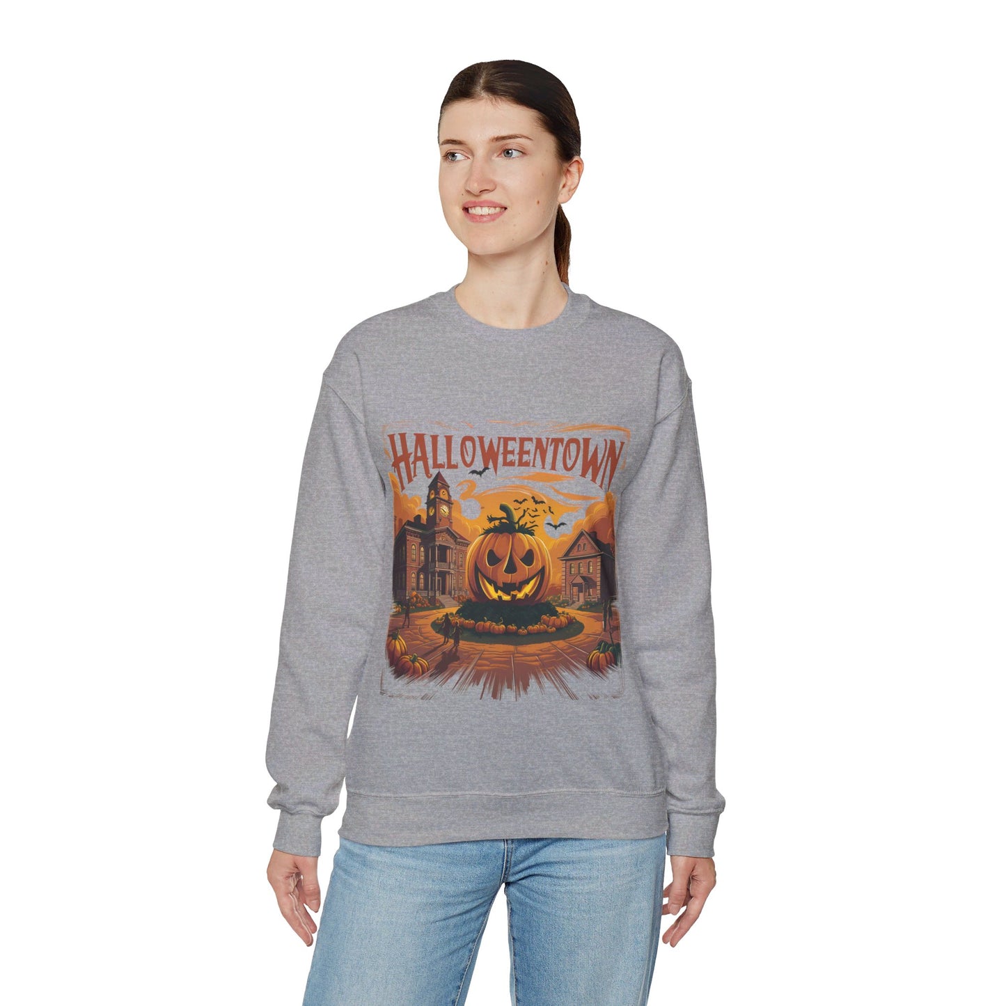 Halloweentown Sweatshirt Halloweentown University Sweater Fall Sweatshirt Vintage Halloween Crewneck Pullover Sweater Spooky Season Pumpkin