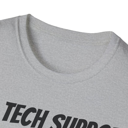 Funny Dad's Mens Softstyle T-shirt, "Mr. Tech Support", Father's Day Gift, Tee for Him, Adult Humorous Unique Novelty Present