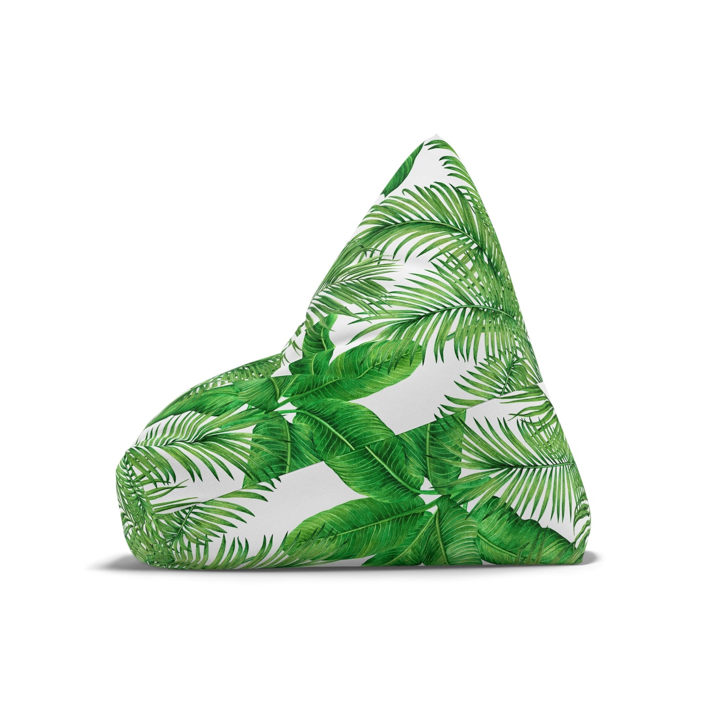 Tropical Palm Leaves Bean Bag Chair Cover Green Home Decor Gift Plant Mom Aesthetic Gift New Home Gift Botanical Outdoor Patio Beanbag Cover