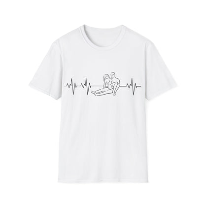 Unisex Heartbeat Kama Sutra T Shirt, Favorite Sexual Pose No.5, Erotic Sexual Desire Couples Gift,Naughty Kinky Adult T-shirt